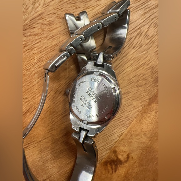 Casio Sheen Stainless Steel Watch with Rose Gold Dial - Picture 2 of 2